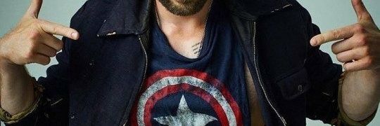 I MET CHRIS EVANS! Maggie banner