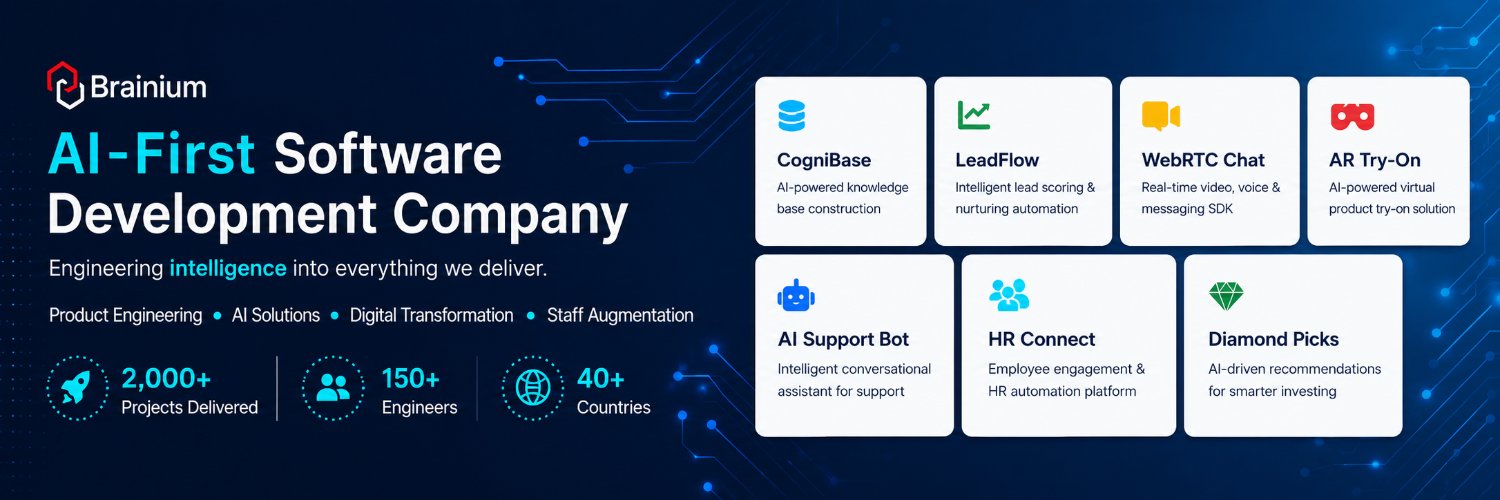 Brainium Information Technologies banner