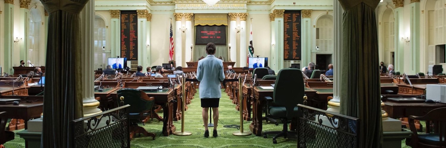 Senator Monique Limón's banner