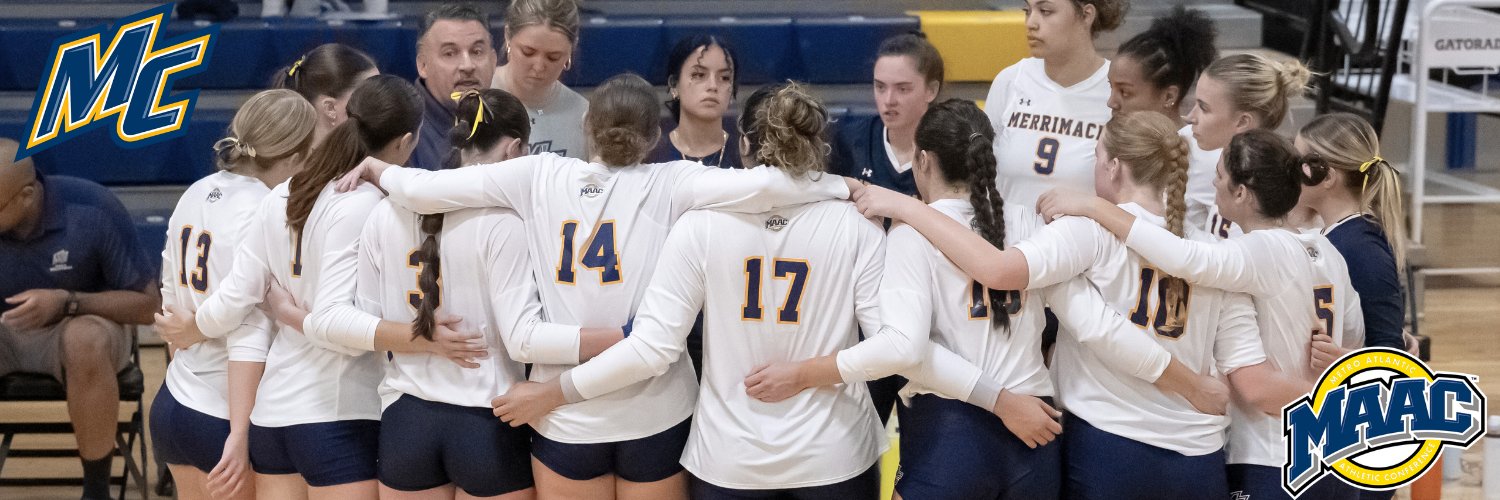 Merrimack Women’s Volleyball banner