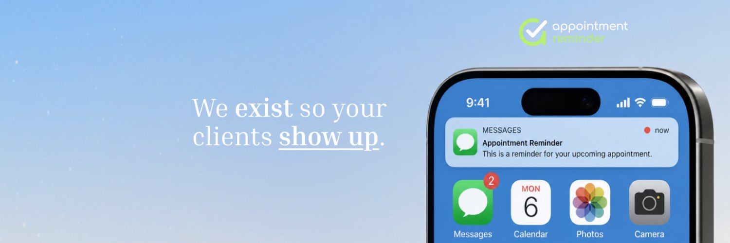 ApptReminder's profile banner image