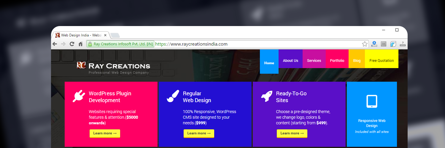 Ray Creations banner