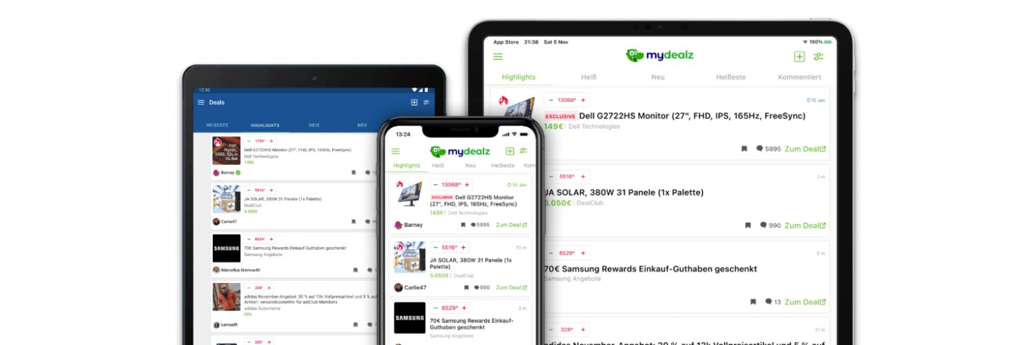 mydealz's profile banner image