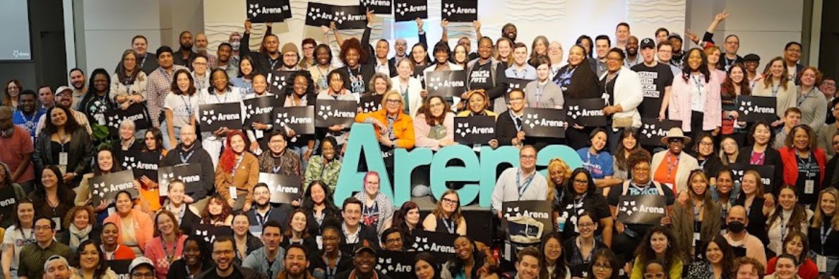 Arena's banner