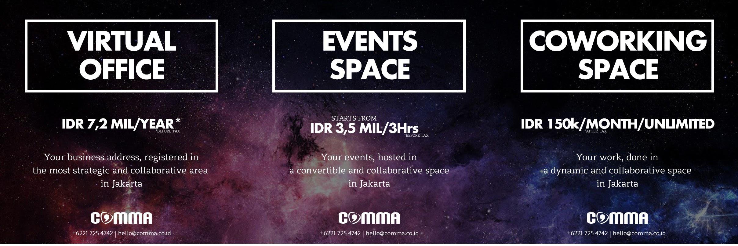 Comma Indonesia banner