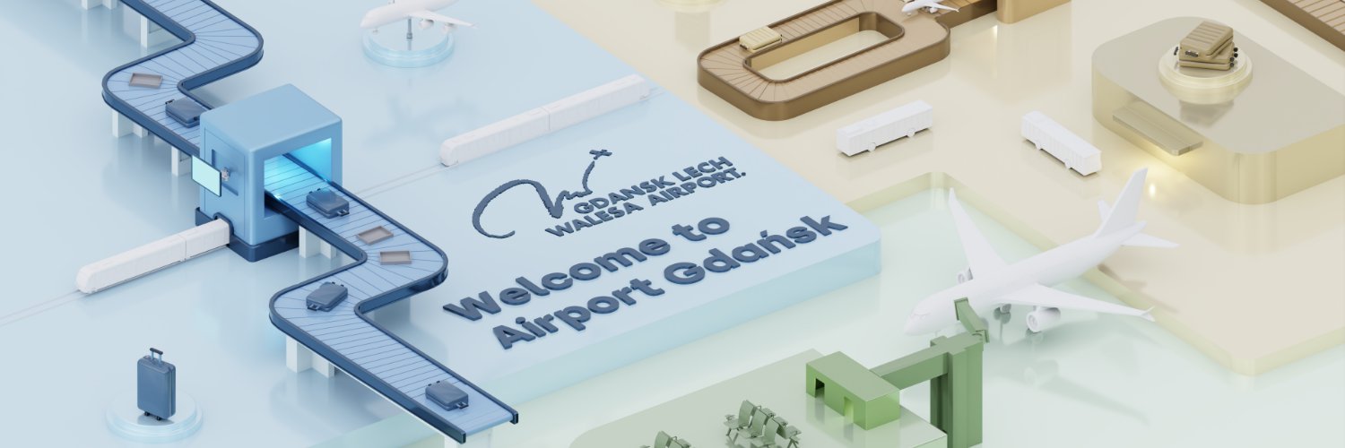 Airport Gdansk's banner