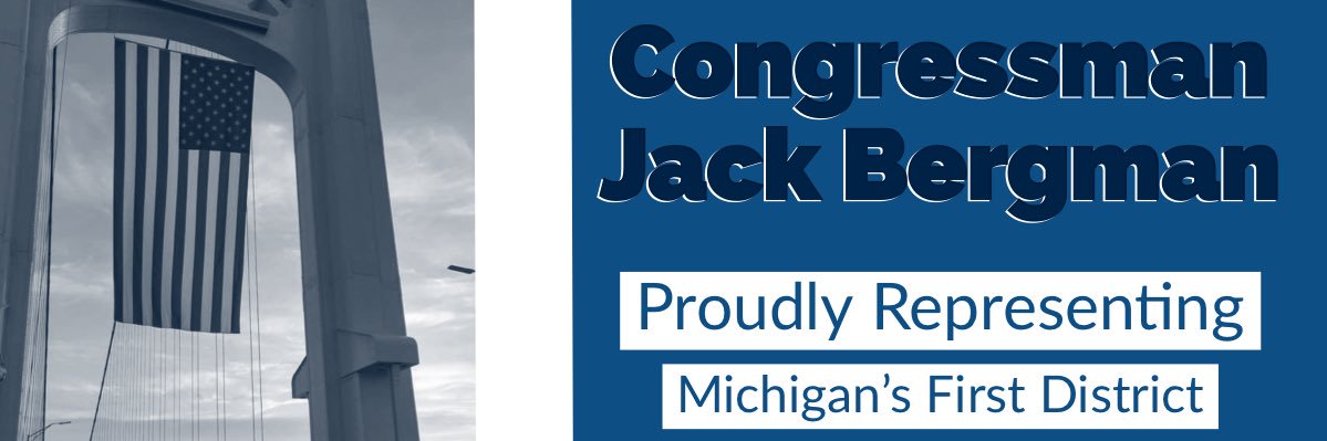 Rep. Jack Bergman's banner