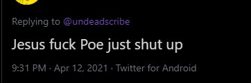 Poe's Law 🇷🇺 = Rebuild of Undead Scribe banner
