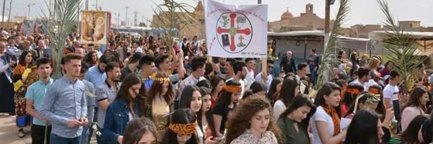 Iraqi Christian Foundation's banner
