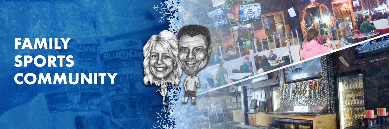 Blue Line Sports Bar banner