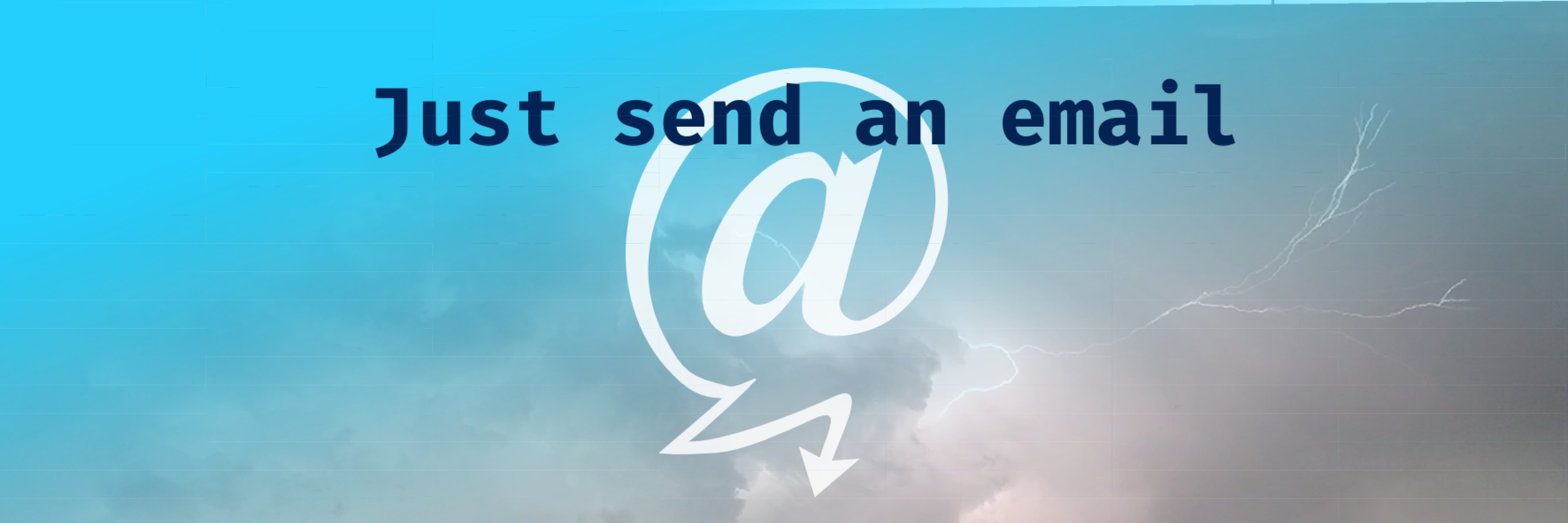 JustSendAnEmail's profile banner image