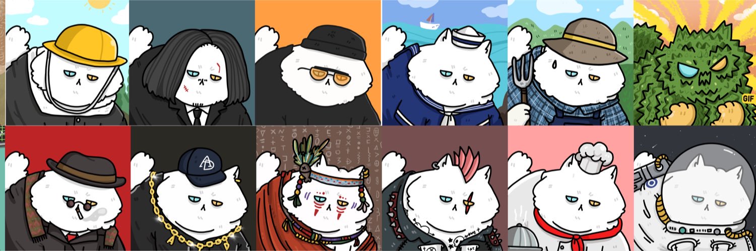UNCLE ADAM CHUBBY CAT - NFT banner