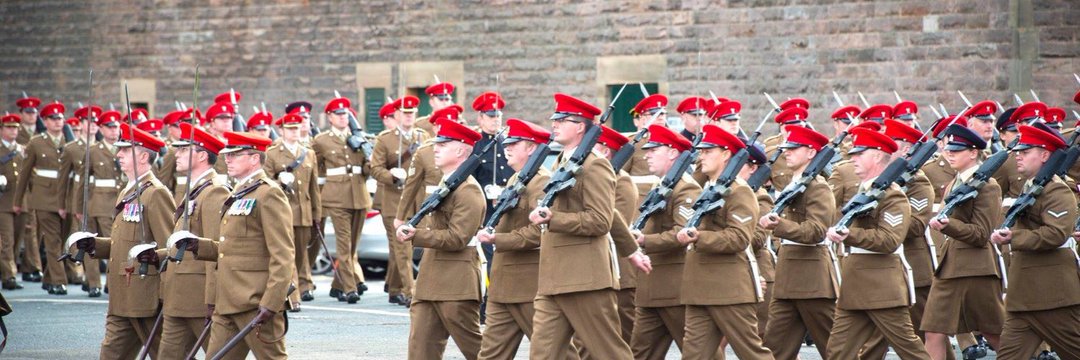 The Highland Cavalry banner