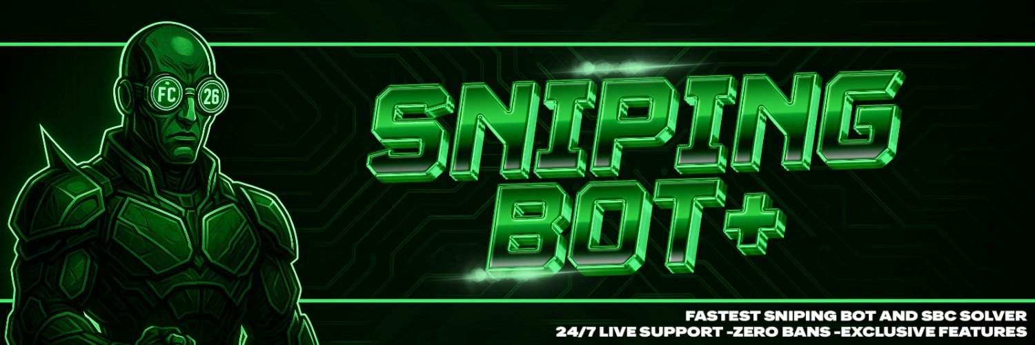 FC26 SNIPING BOT PRO+ banner