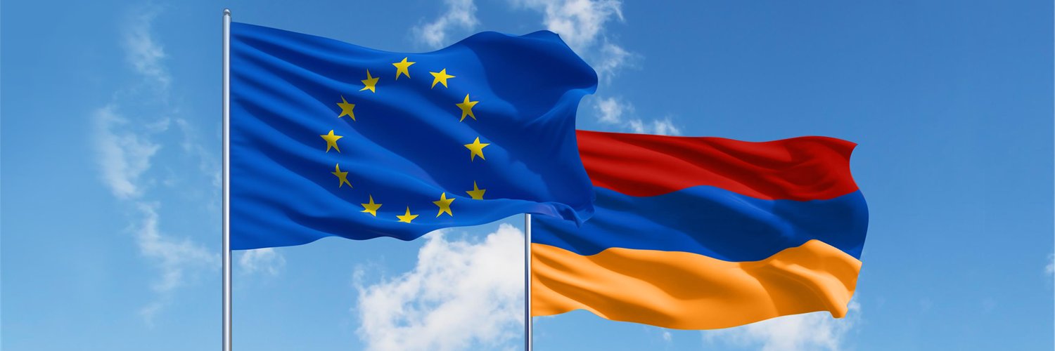 EU Armenia's banner