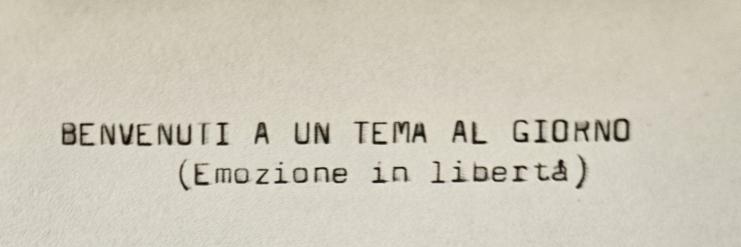 #UnTemaAlGiorno's banner