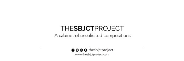 SBJCT Profile Banner