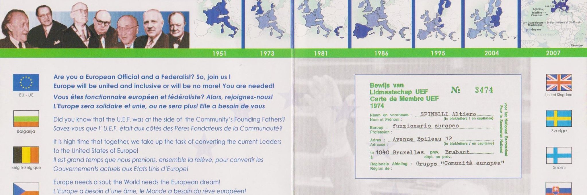 UEF - Groupe Europe banner