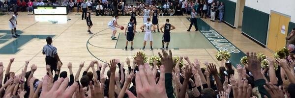 Blessed Trinity Basketball banner