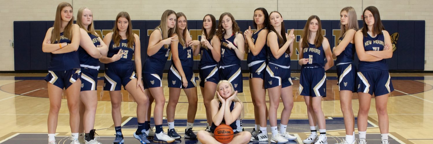 New Prairie Girls Basketball banner