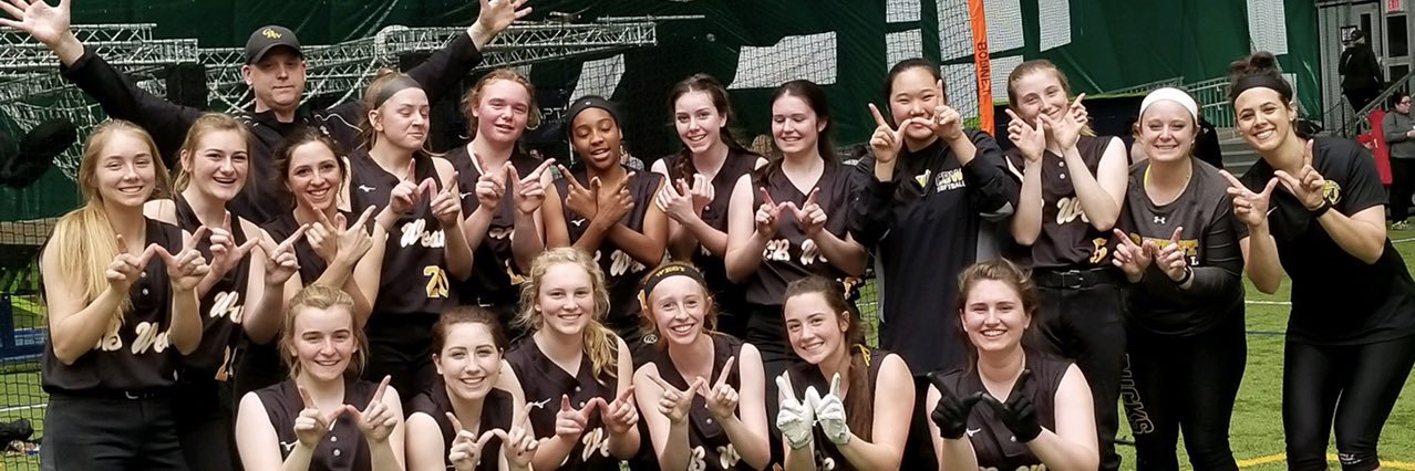 CB West Softball banner