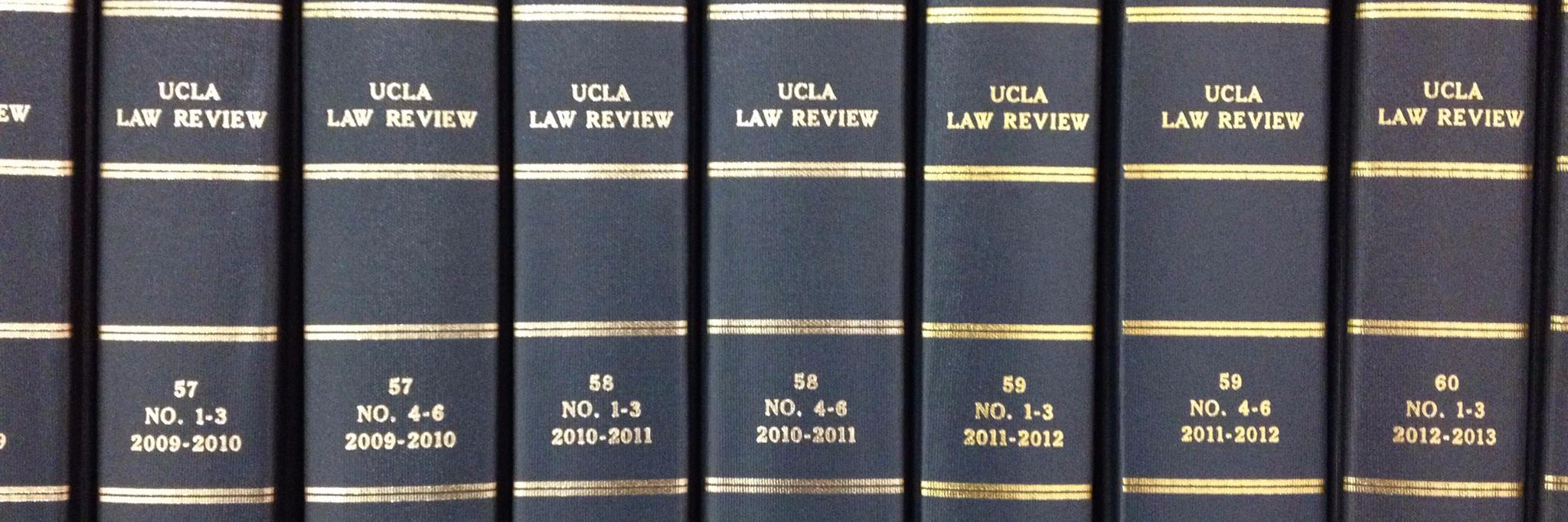 UCLA Law Review banner
