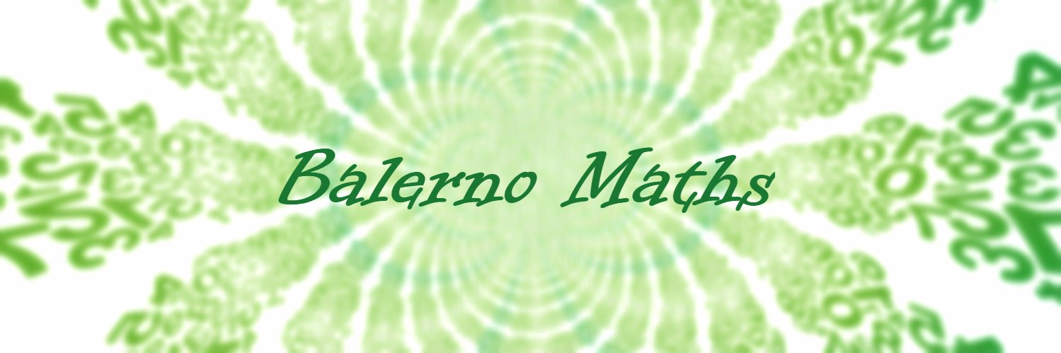 Balerno Maths banner