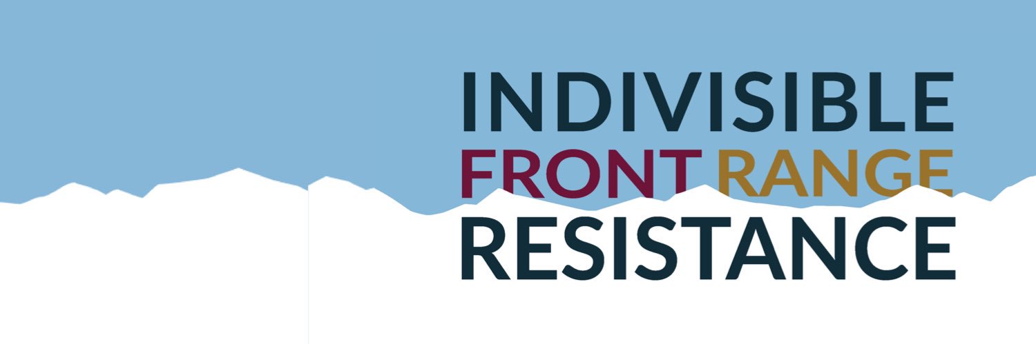 Indivisible Front Range Resistance banner