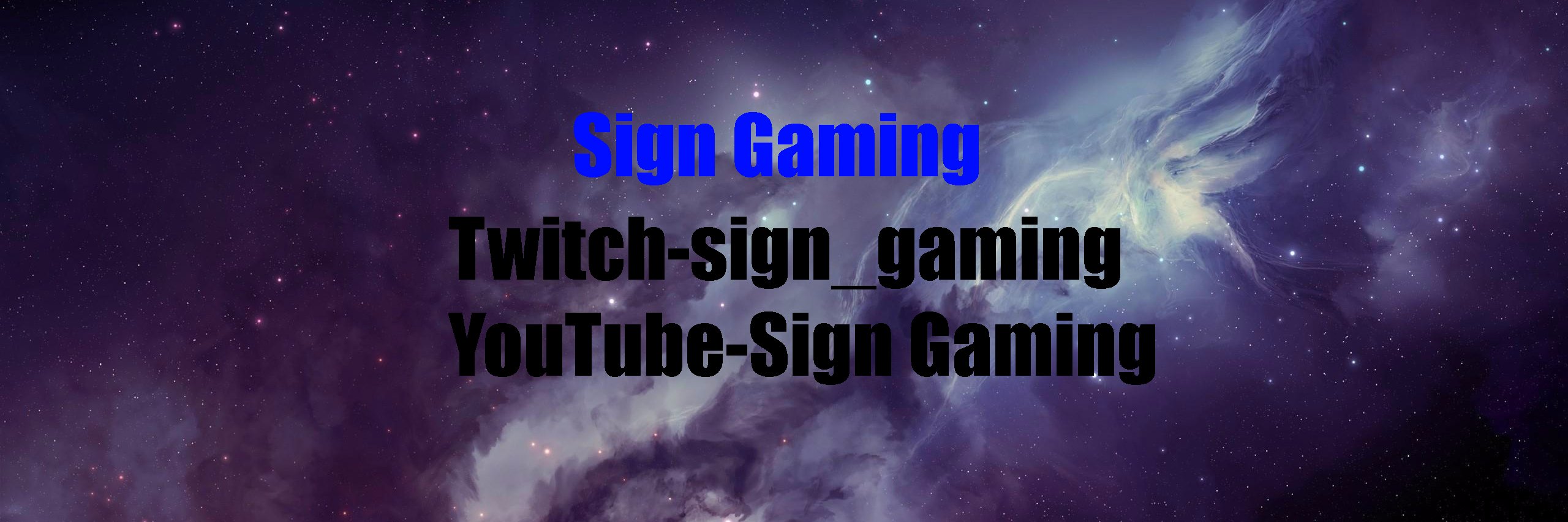 Sign Gaming banner