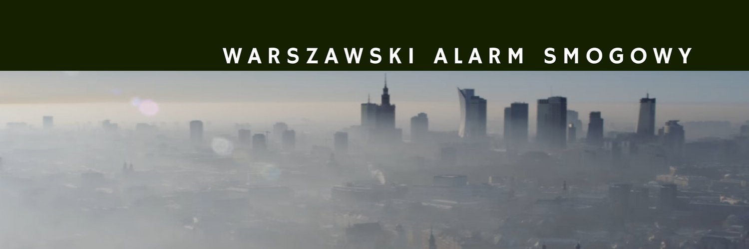 Warszawski Alarm Smogowy Profile Banner