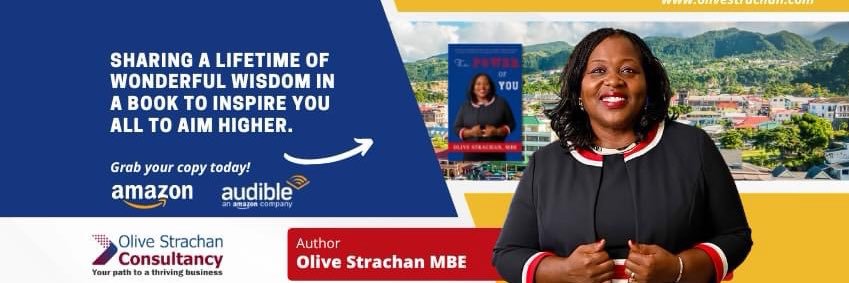 Olive Strachan  MBE banner