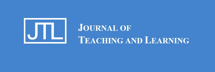 The Journal of Teaching and Learning banner