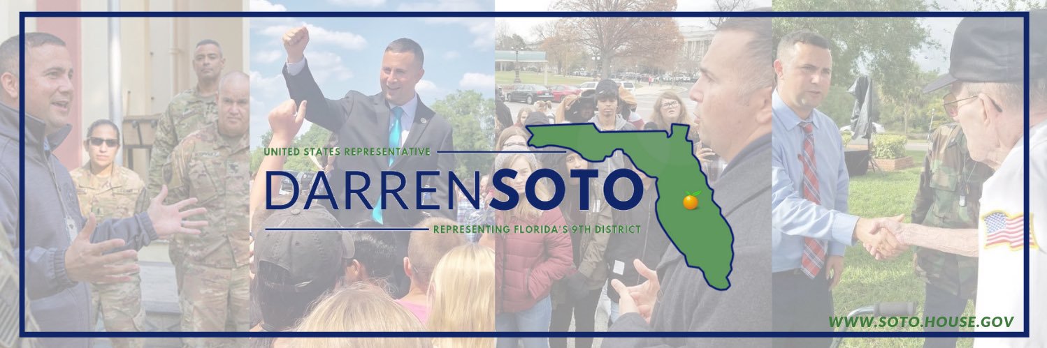 Rep. Darren Soto's banner