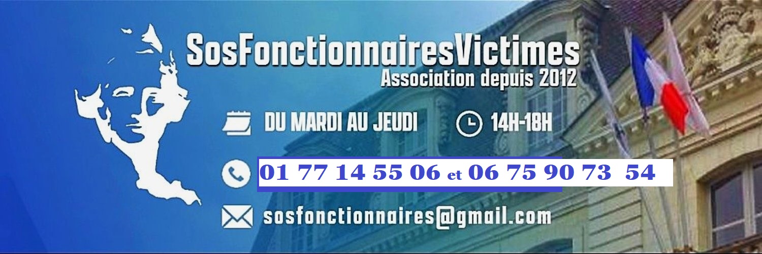 📣 SOSFonctionnairesVictimes's banner