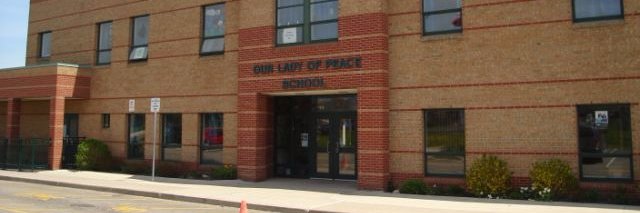Our Lady of Peace banner