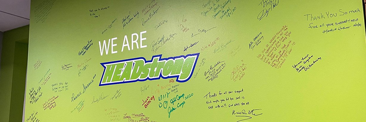 HEADstrong Foundation banner