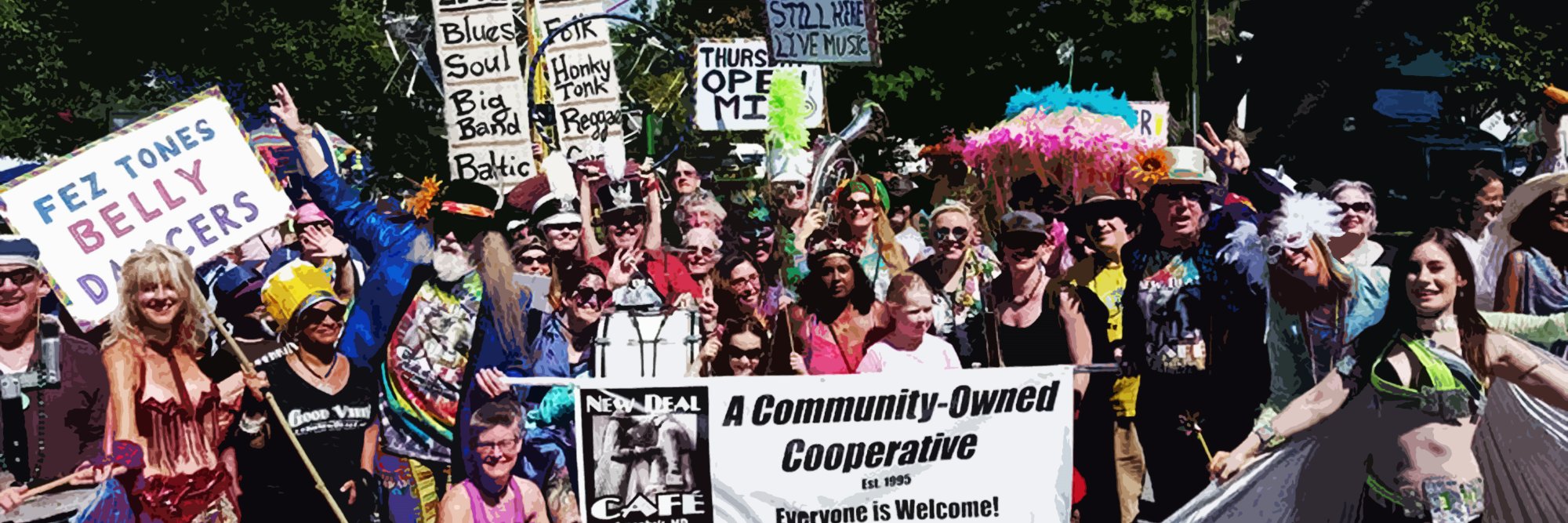 New Deal Cafe banner