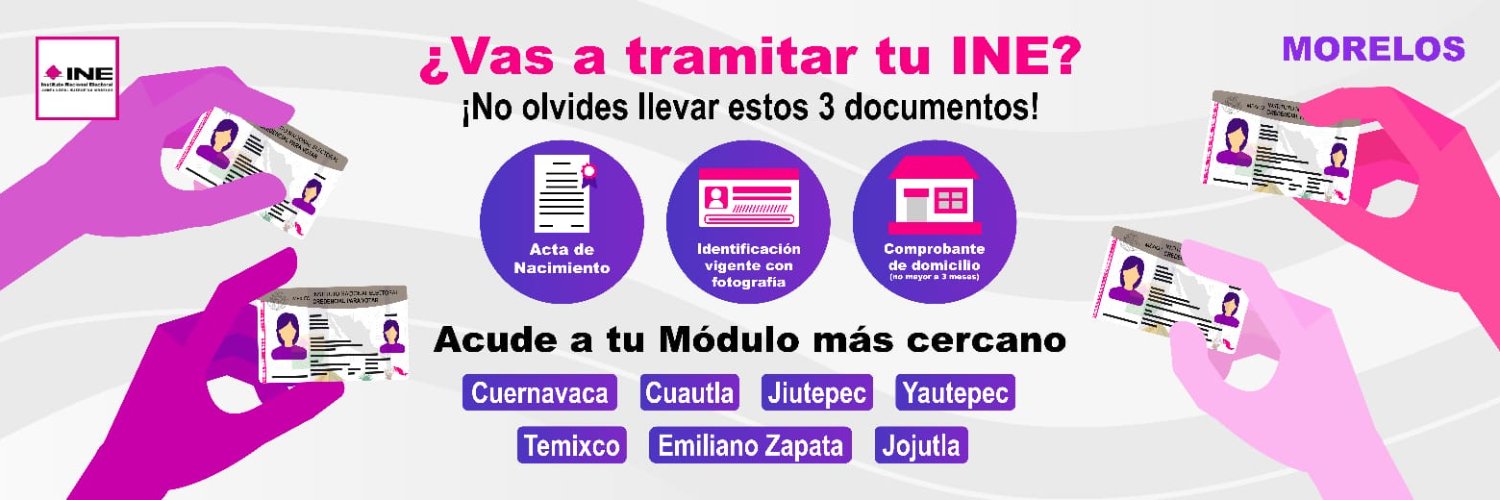 INE MORELOS banner