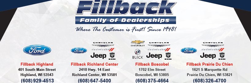 Fillback Family of Dealerships banner