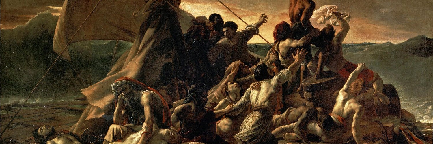 Theodore Gericault's banner