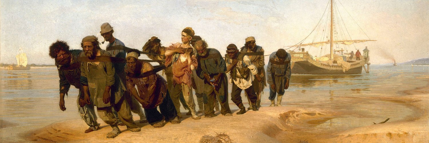 Ilya Repin's banner