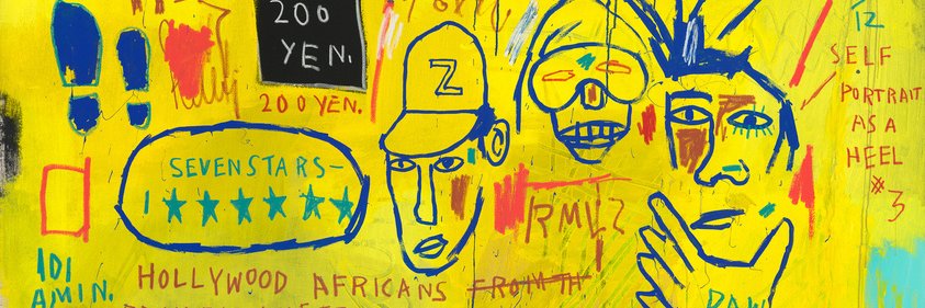 Jean-Michel Basquiat's banner