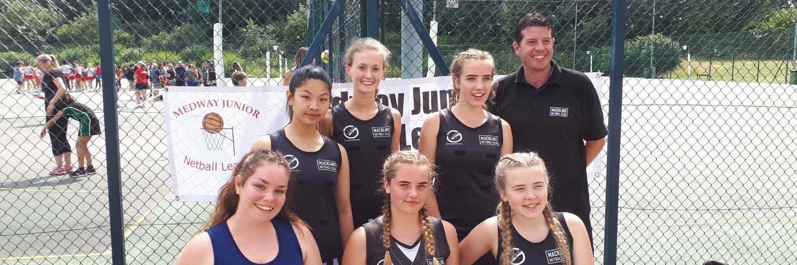 Macklins Netball Club banner