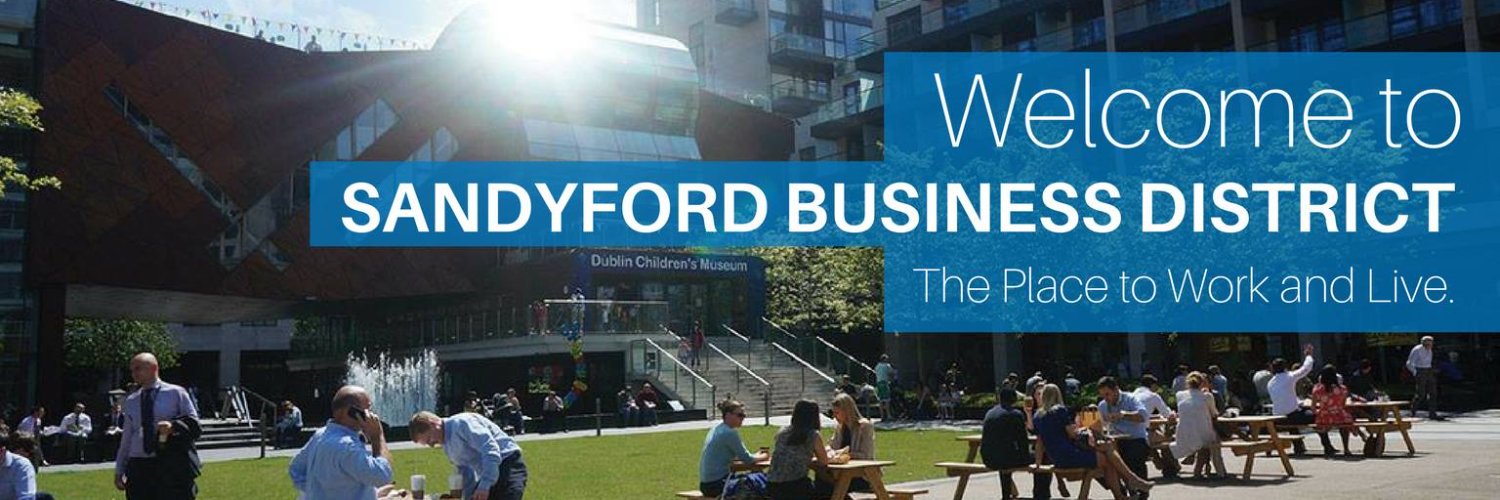 Sandyford Business District's banner