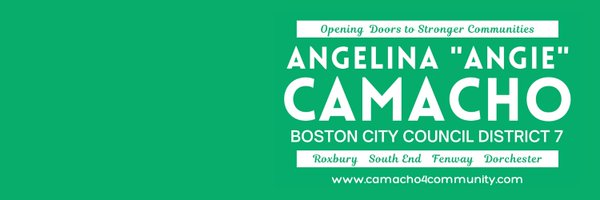 Angie Camacho for Boston City Council D7 Profile Banner