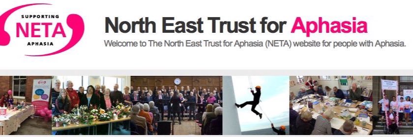 North East Trust for Aphasia banner