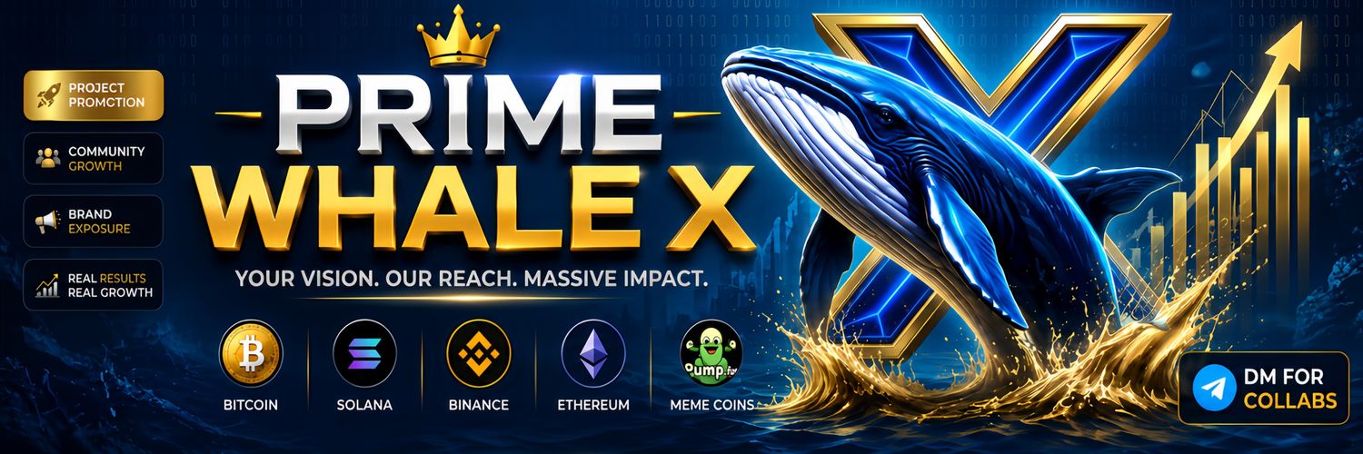 PRIME WHALE X 🐳 banner