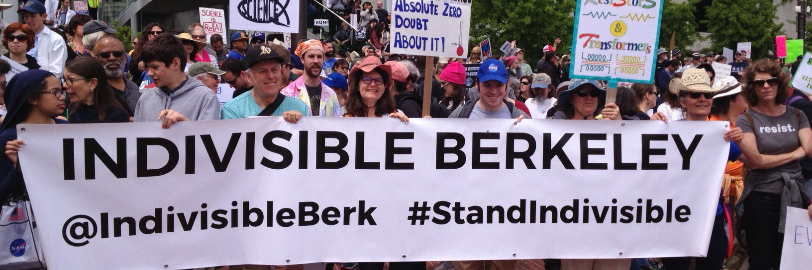 Indivisible Berkeley banner