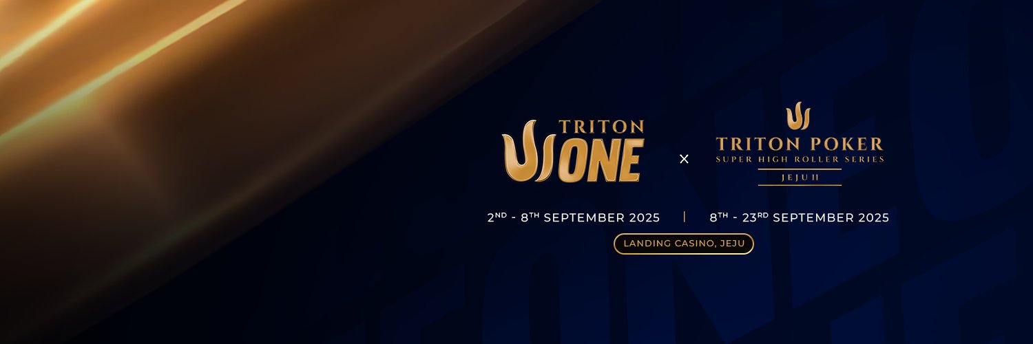 Triton Poker's banner