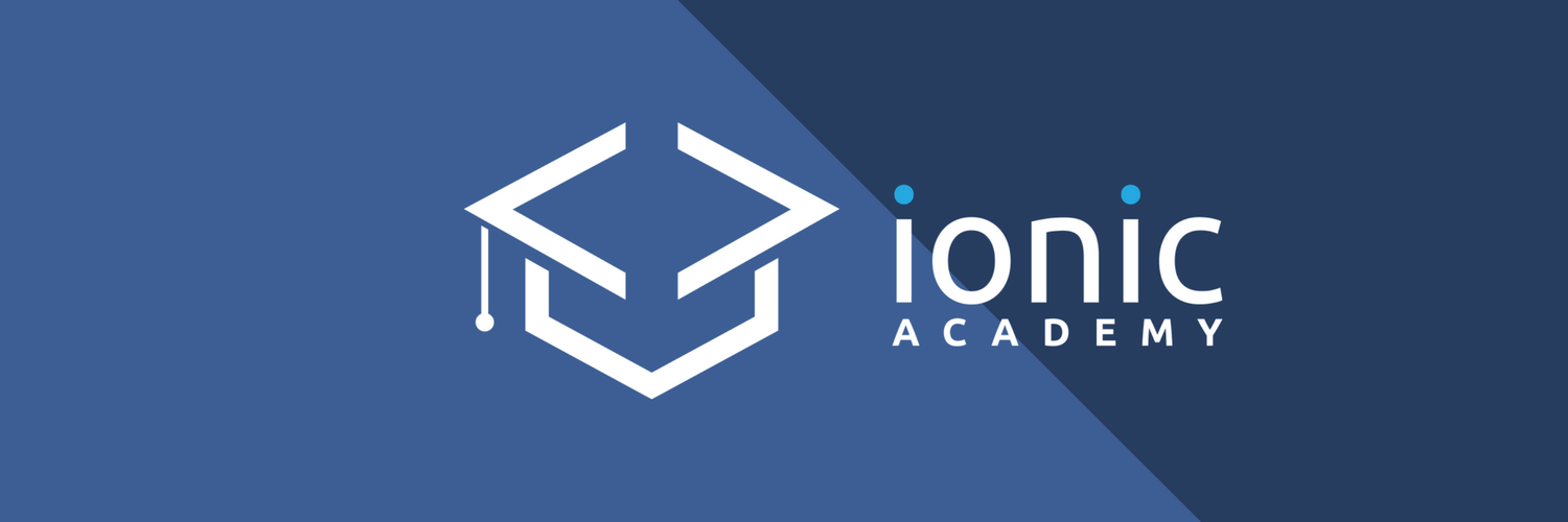 Ionic Academy banner